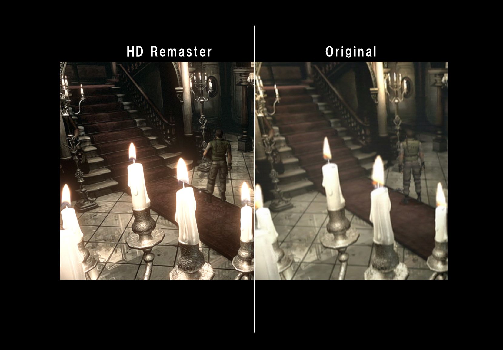 Resident Evil Rebirth HD - comparatif 2