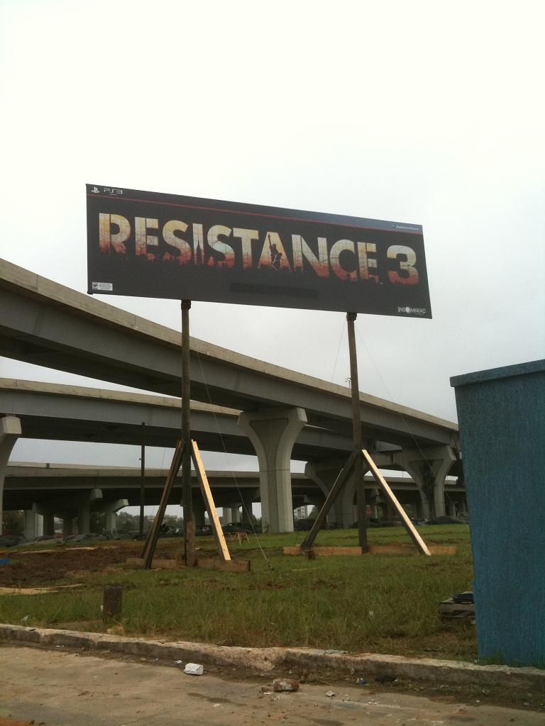 Resistance 3 - affiche publicitaire
