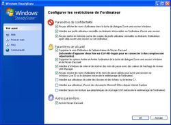 Restrictions de l\'ordinateur