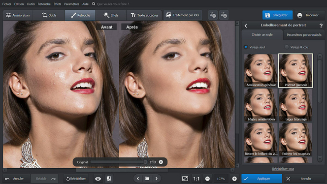 Éditeur de Visage : sublimez vos portraits en un seul clic !