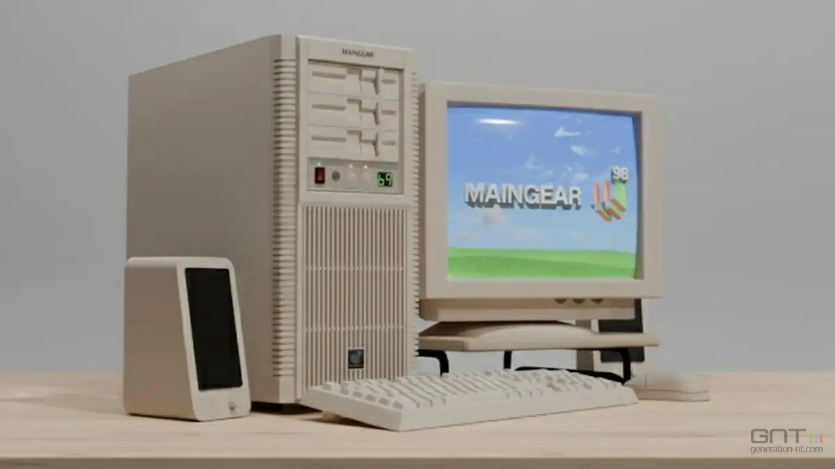Maingear Retro98 : la puissance de 2026 dans un PC des années 90