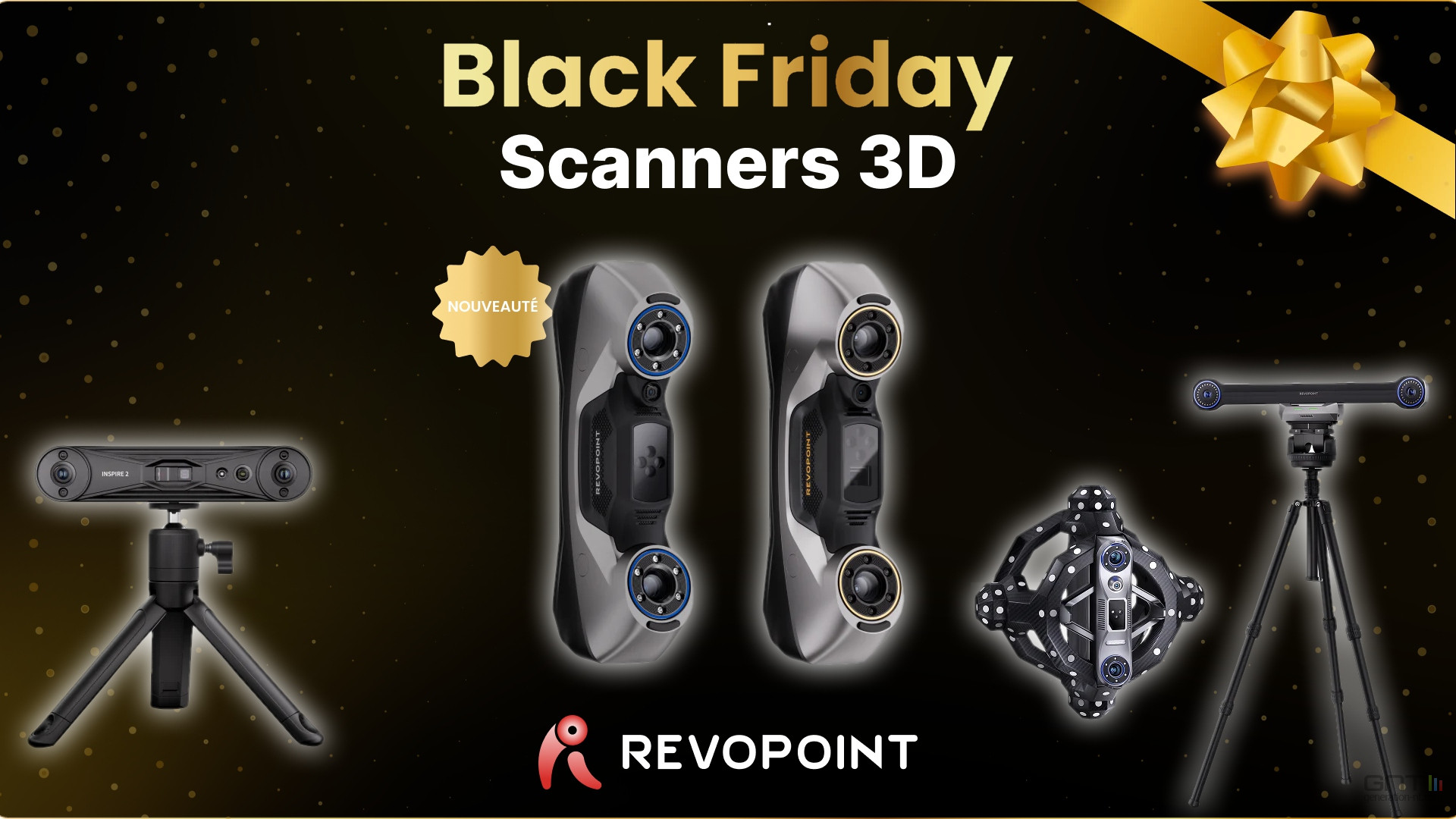 Ne ratez pas les offres Revopoint : le scan 3D pro devient accessible pour le Black Friday !