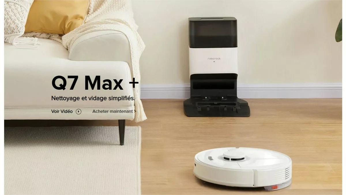 Les robots aspirateurs Roborock Q7 et Q7 Max en promotion, mais aussi...