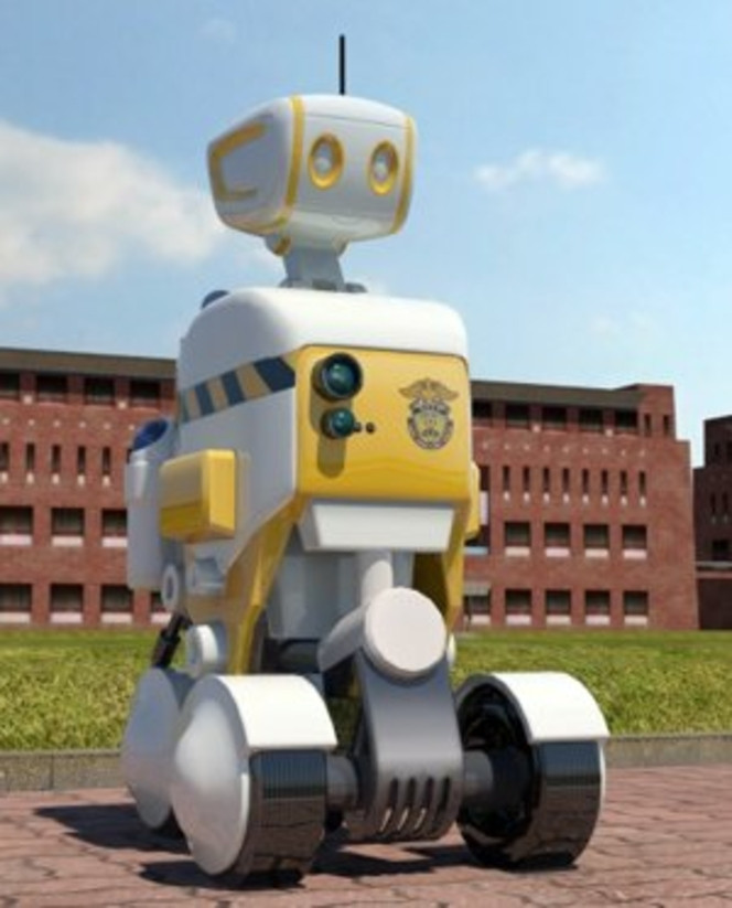 Robot gardien prison