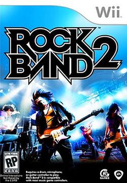 Rock Band 2 Wii - pochette