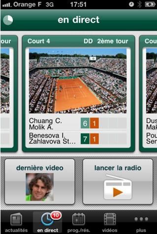 Roland Garros 2011 iPhone 01