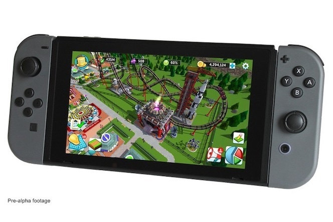 rollercoaster tycoon Switch.