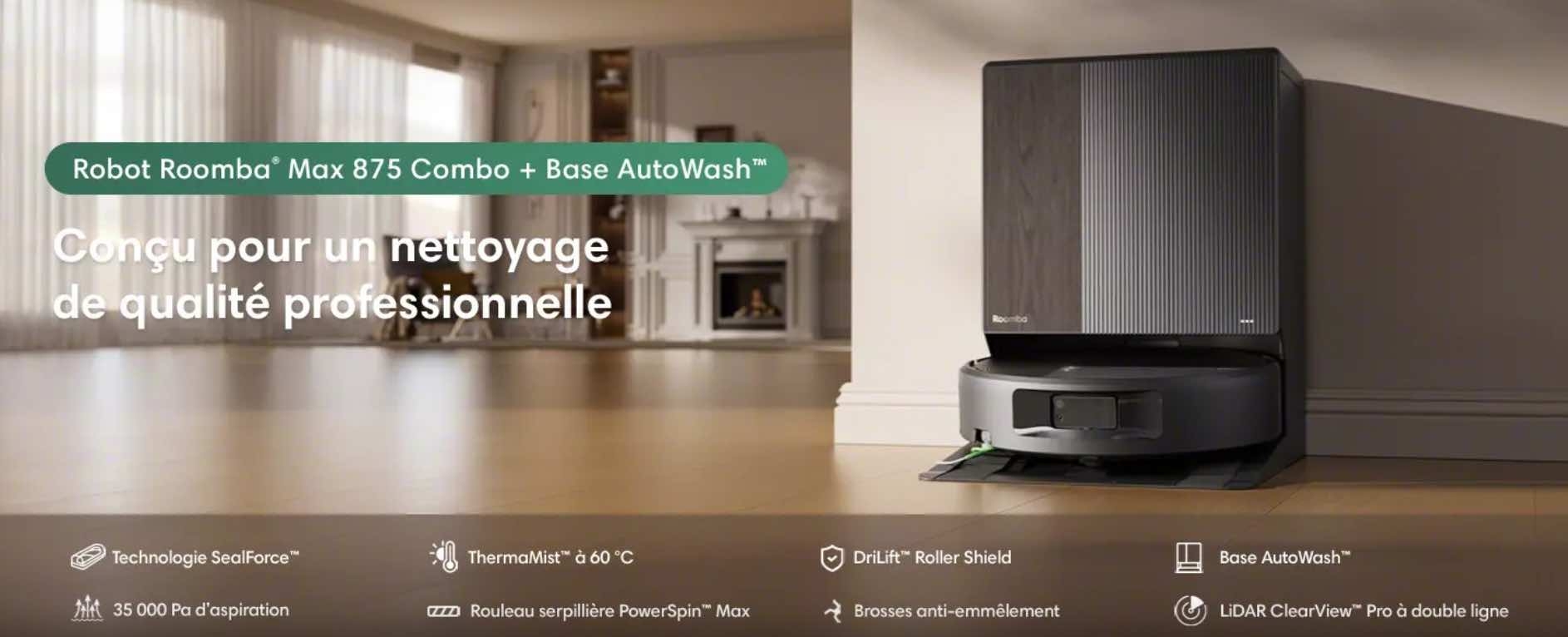 Roomba Max 875 Combo