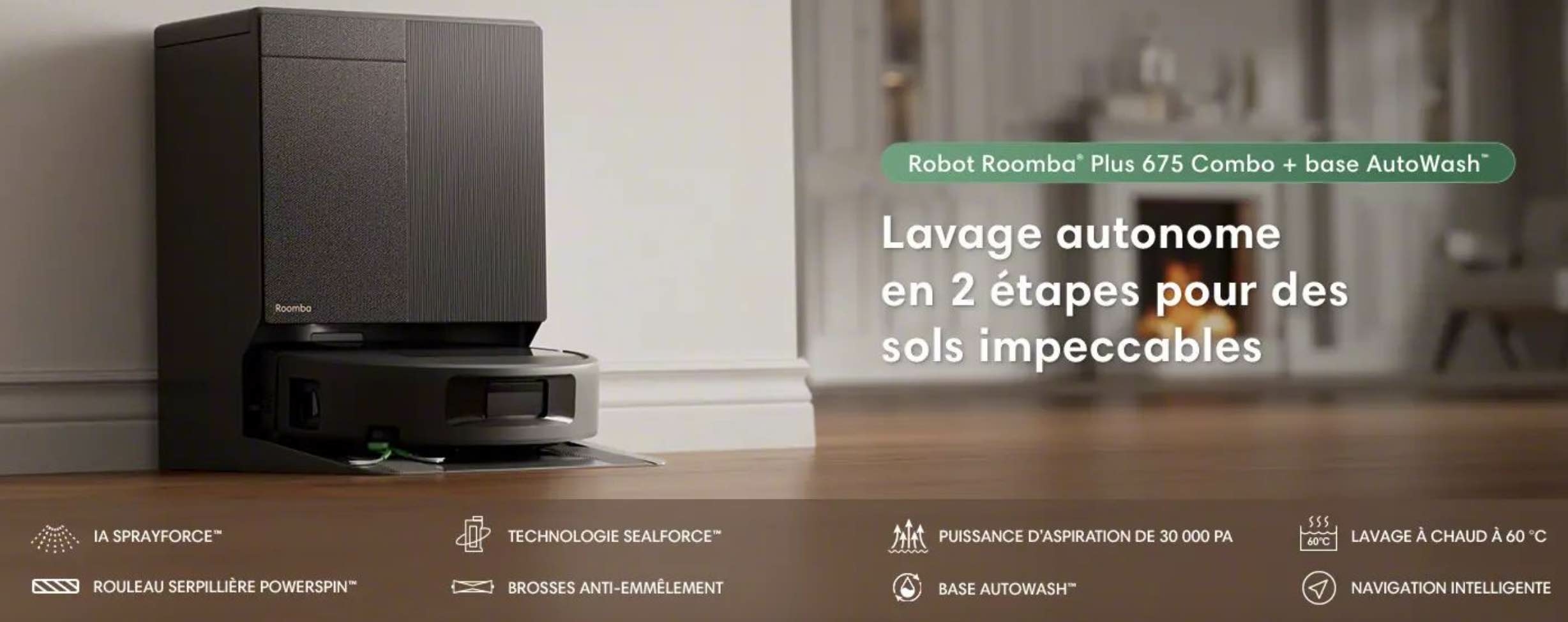 Roomba Plus 676 : 675 Combo