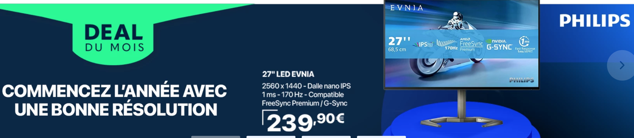 rue du commerce deal e?cran pc philips