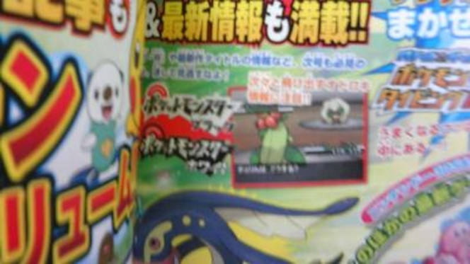 Rumeur - scan nouveau jeu Pokémon Dengeki