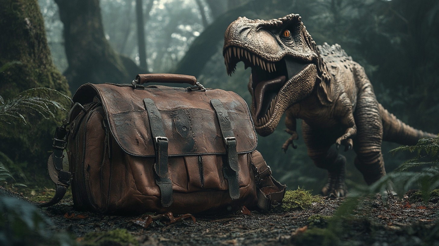 Sac cuir T-Rex