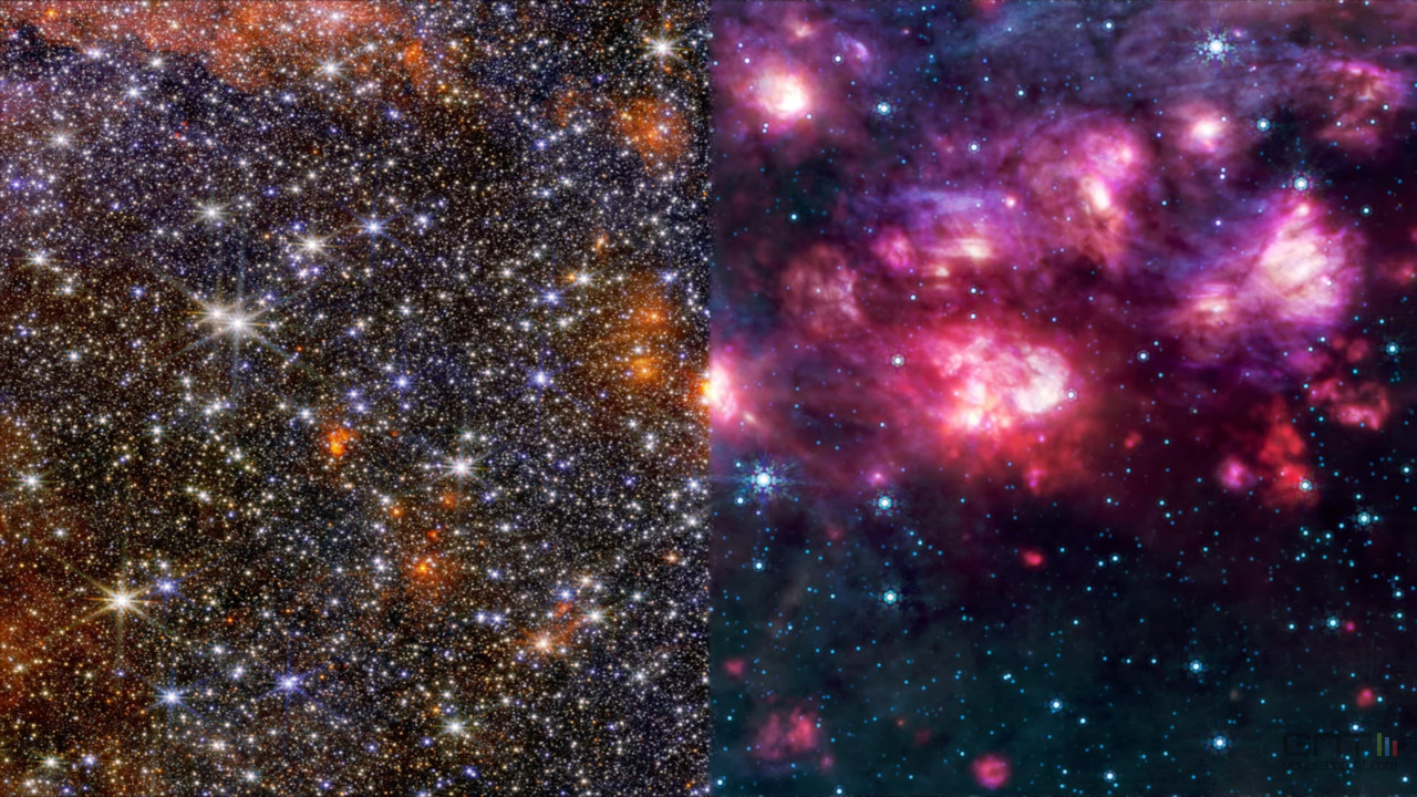 Les images spectaculaires de James Webb au coeur de la Voie lactée