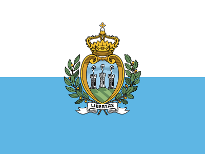 Saint Marin drapeau