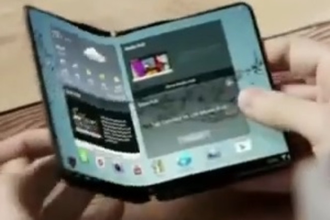 Samsung ecran mobile pliable