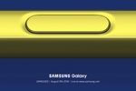 Samsung Galaxy Note 9 invitation