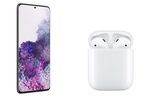 Samsung Galaxy S20+ et AirPods 2