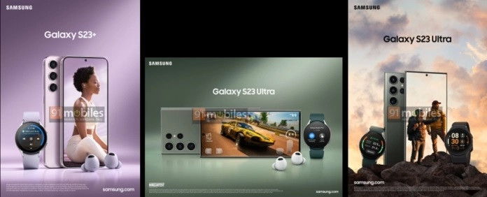 Samsung Galaxy S23 coloris