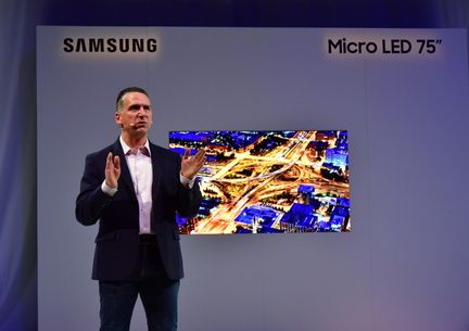 Samsung microLED 75 pouces CES