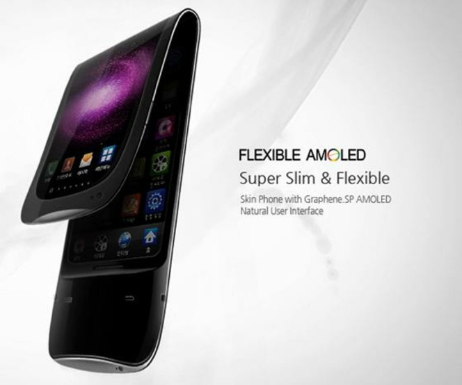 Samsung smartphone pliant flexible souple