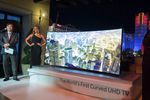 Samsung uhd tv incurvée