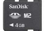 SanDisk M2 4 Go