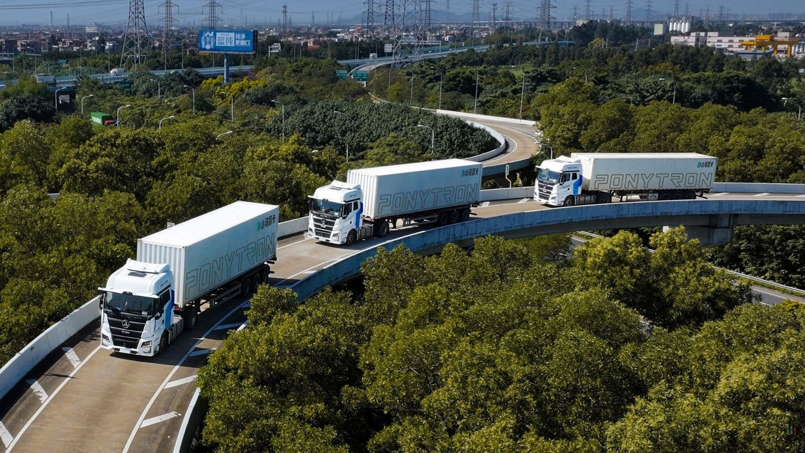 Sany convoi camion autonome