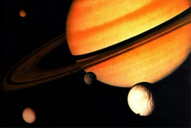 Saturne et ses lunes