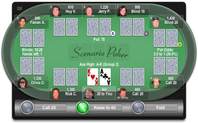 Scenario Poker