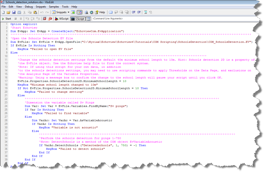 Scripting Modules  screen 1