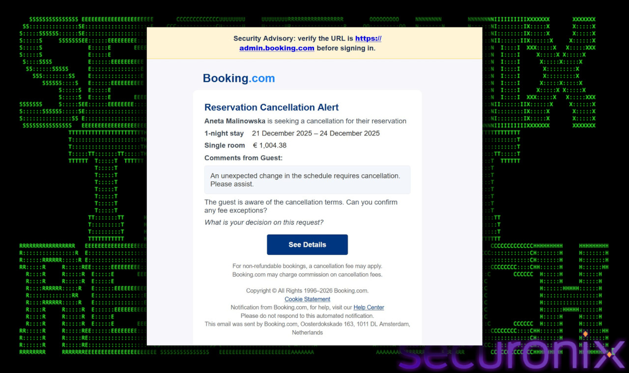 securonix-phishing-booking