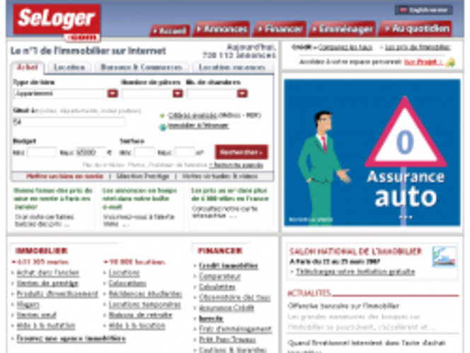 SeLoger.com ; page d'accueil (Small)