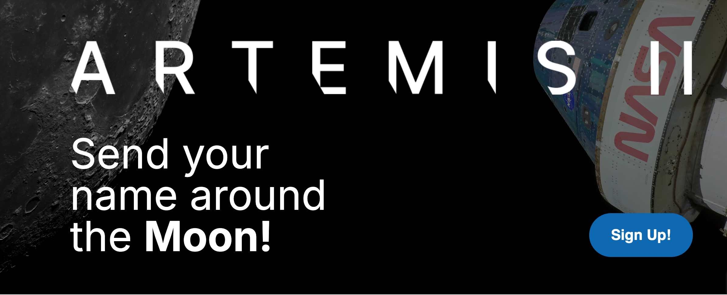 Send Your Name With Artemis