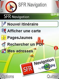 SFR Navigation by Mappy
