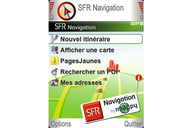 SFR Navigation by Mappy