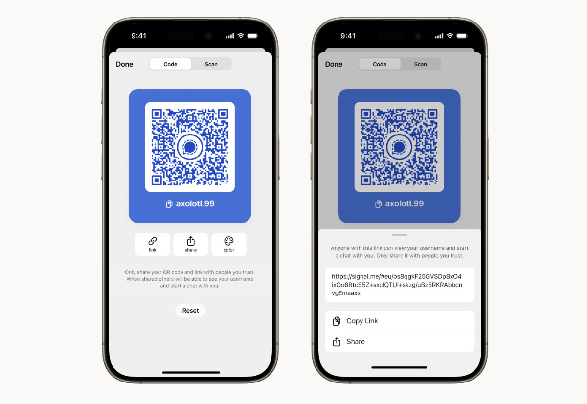 signal-nom-utilisateur-code-qr