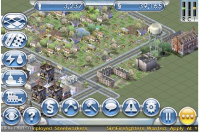 SimCity iPhone