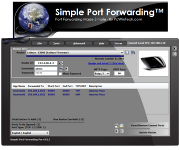 Simple Port Forwarding Portable screen1