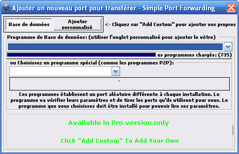 Simple Port Forwarding screen 2