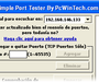Simple Port tester Portable : vérifier la validité des ports de son réseau