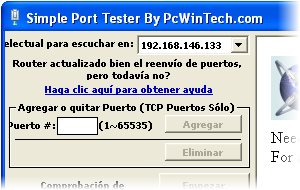 Simple Port Tester screen2