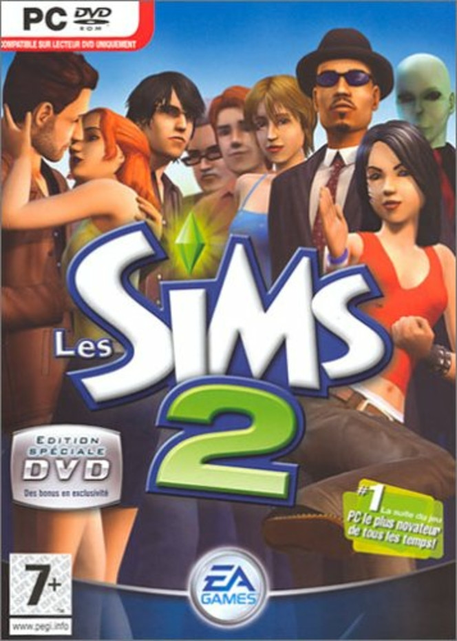 Les Sims 2 édition DVD jaquette