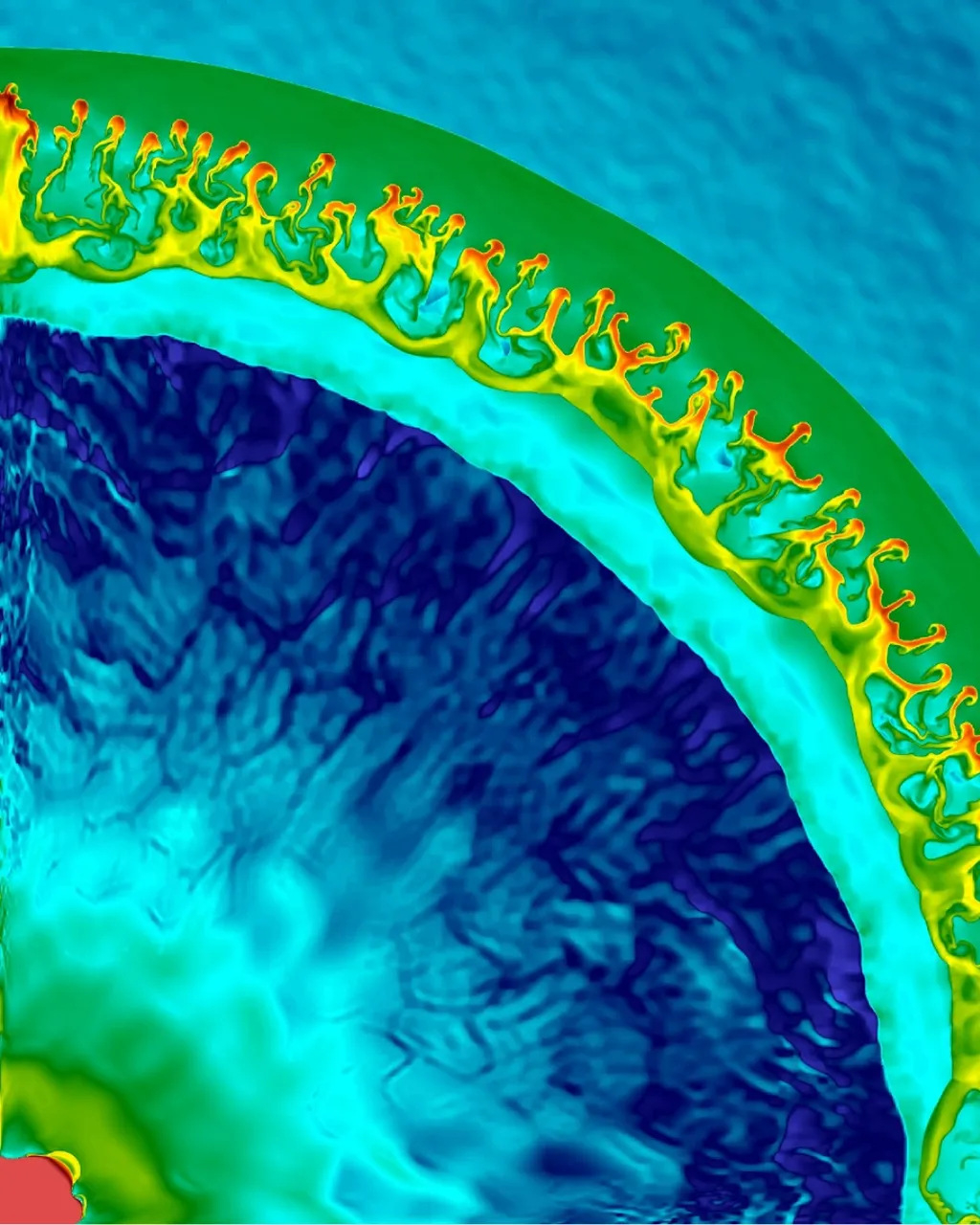 simulation-ondes-choc-matiere-ejectee-supernova-interaction-enveloppe-gaz