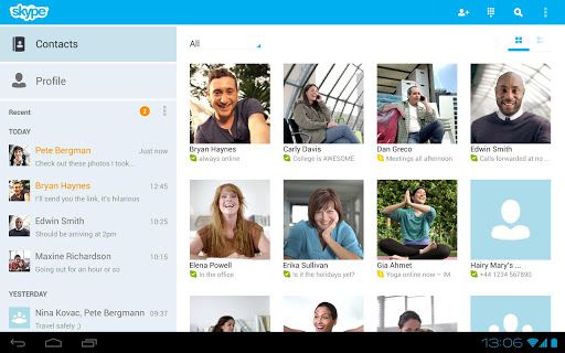 Skype Android 02