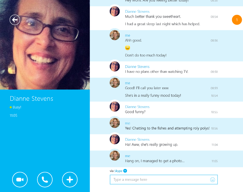 Skype-application-moderne