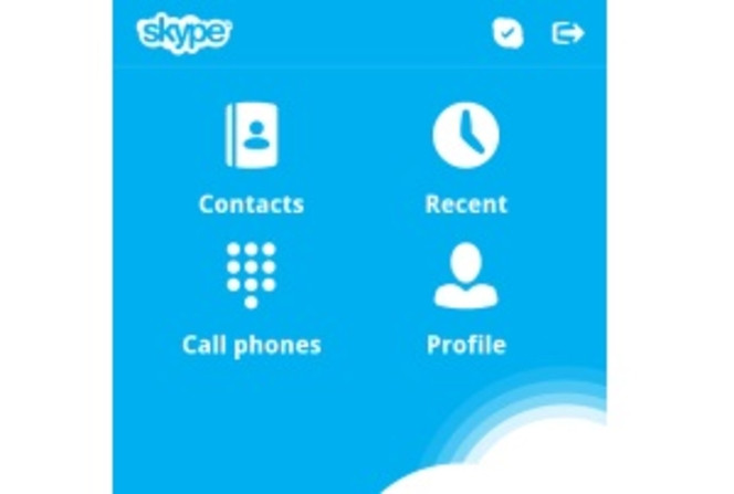 Skype BB10 logo
