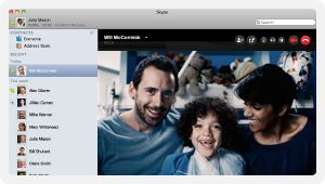 Skype Mac 5 interface