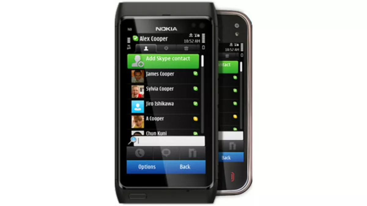Skype pour Symbian : nouveau codec et support du Nokia N8