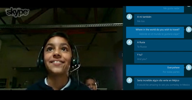 Skype translator