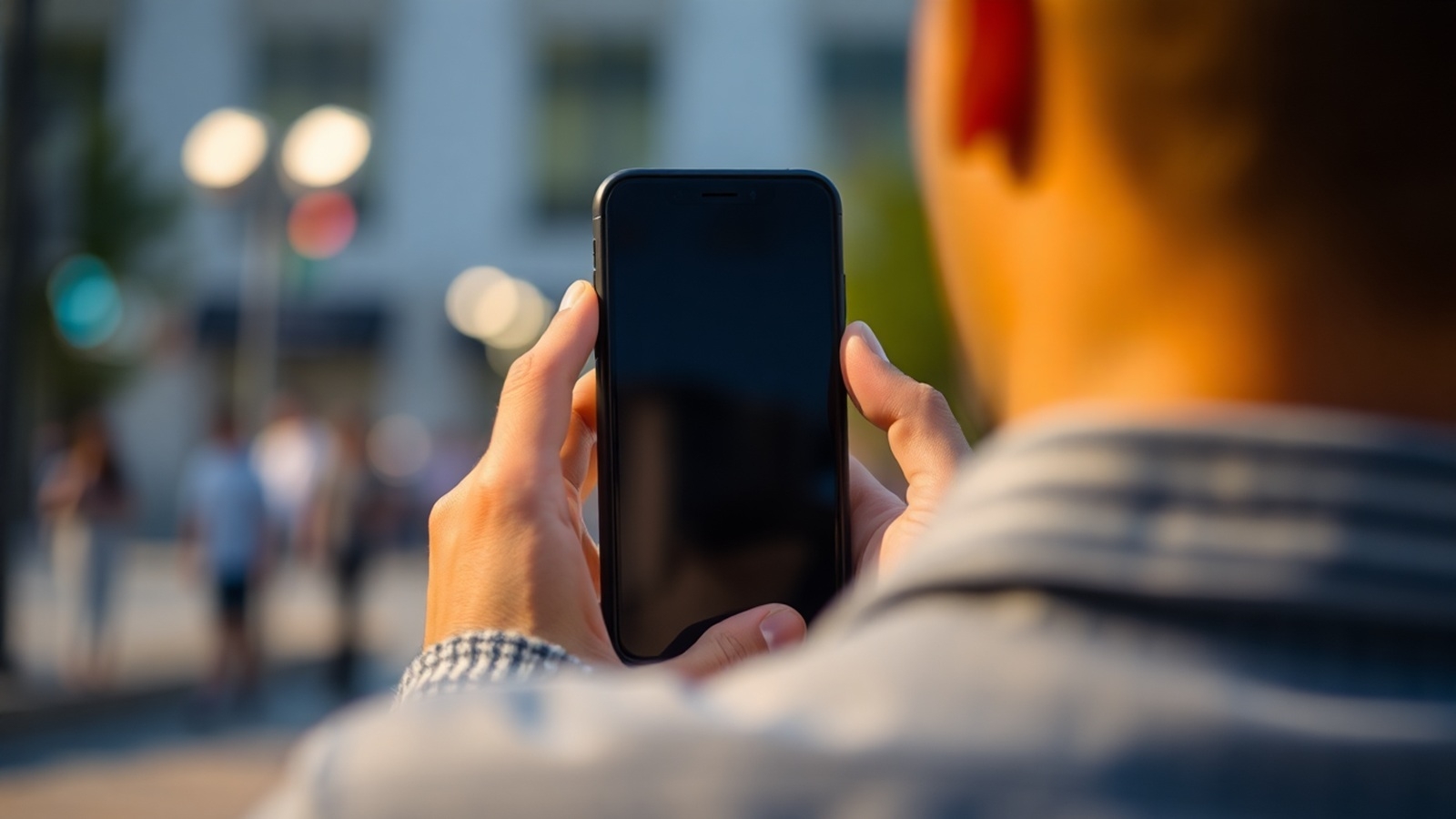 smartphone ecran illisible protection illustration IA